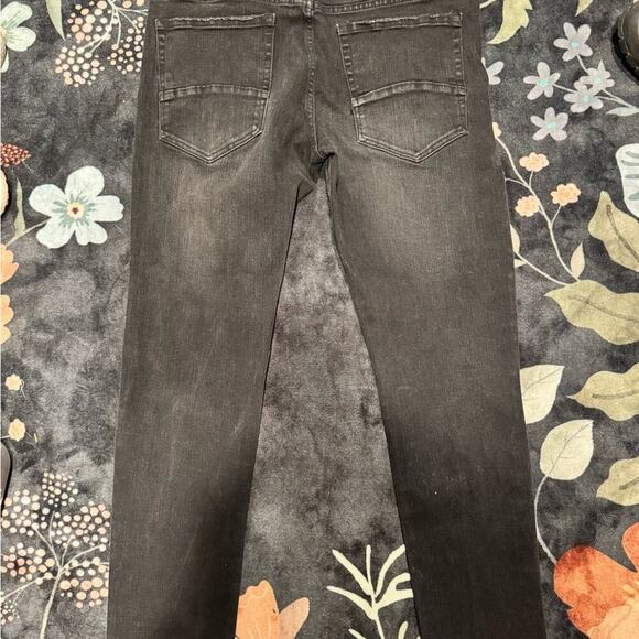 Motive Denim Black Jeans with Skull Design - Picture 2 of 4